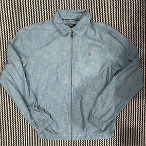 NWY polo Ralph Lauren chambray light weight jacket